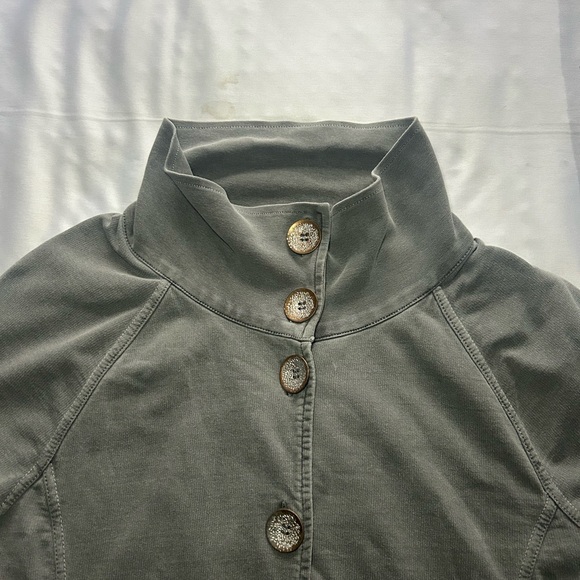 prAna Women’s Organic Cotton Button-Up Blazer Jacket, Size XL - Picture 9 of 15